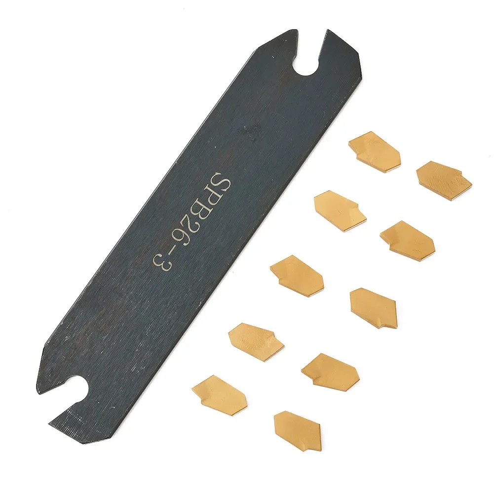 SPB263 26mm Parting Grooving Cut Off Tool For Semi Finishing Steel High Cutting Efficiency 10pcs GTN3 SP300 Inserts
SPB263 26mm Parting Grooving Cut Off Tool For Semi Finishing Steel High Cutting Efficiency 10pcs GTN3 SP300 Inserts