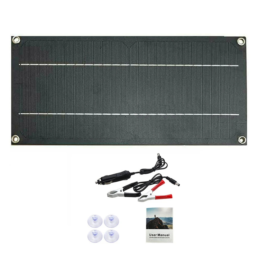 Electric Fans Outdoor Travel 12V Trickle Battery Charger High Efficiency Solar Panel Quick Charging Scratch-resistant
Electric Fans Outdoor Travel 12V Trickle Battery Charger High Efficiency Solar Panel Quick Charging Scratch-resistant