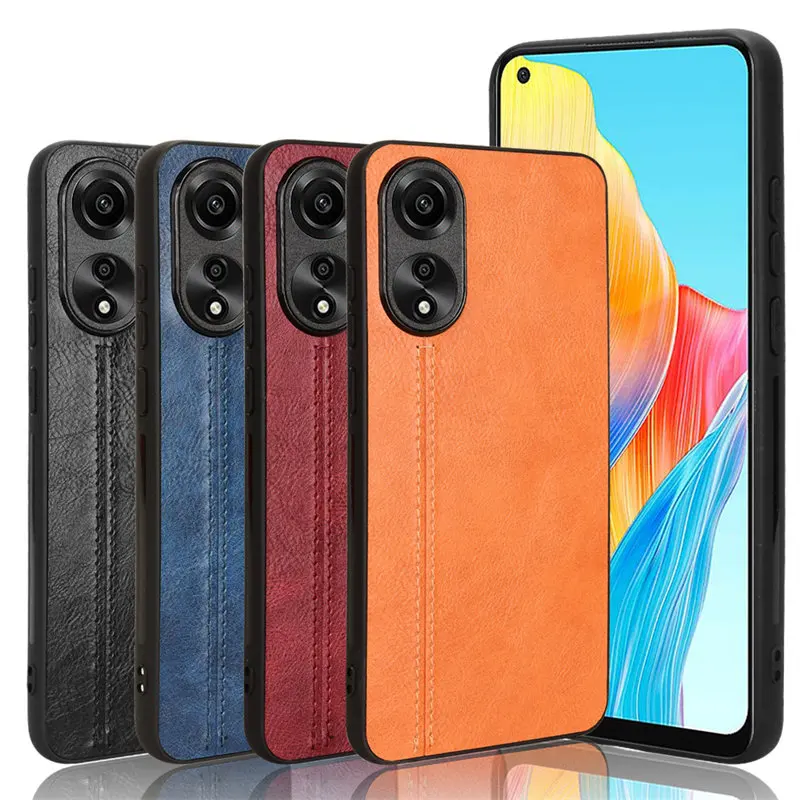 Oppo A78 4G CPH2565 Case PU Leather Skin Shockproof Hard Back Cover Matte Phone Case for Oppo A78 OppoA78 4G Cover Protector
Oppo A78 4G CPH2565 Case PU Leather Skin Shockproof Hard Back Cover Matte Phone Case for Oppo A78 OppoA78 4G Cover Protector
