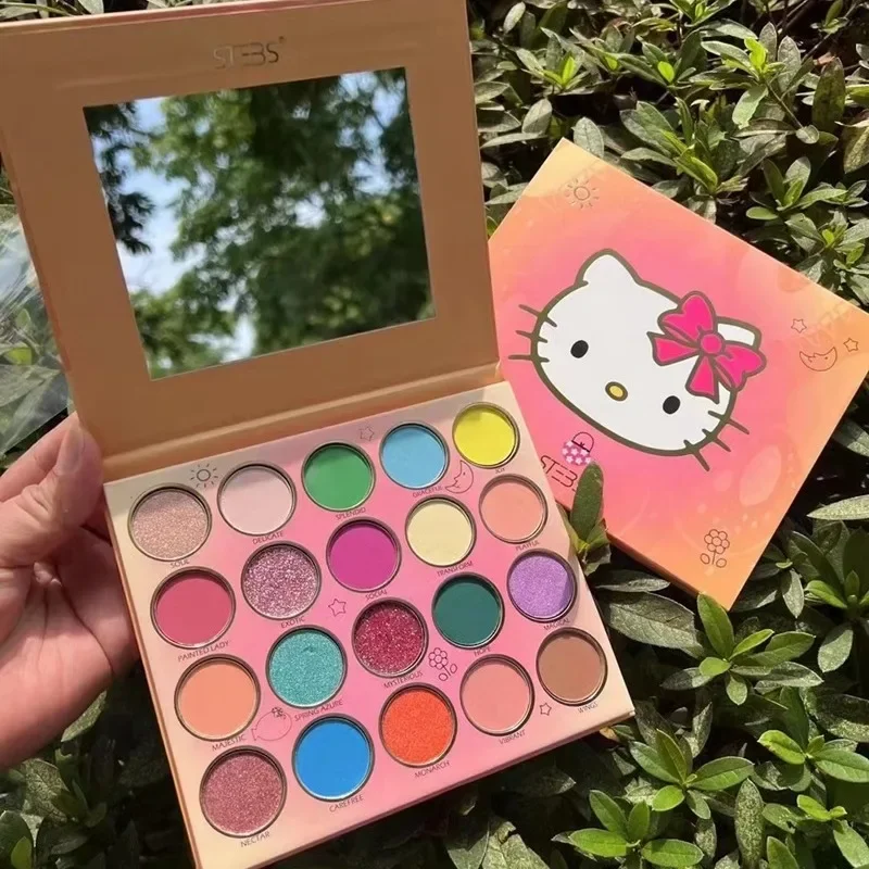 16 Colors Sanrio Hello Kitty Eyeshadow Palette Shimmer Matte Eyeshadow Powder Girls Fashion Makeup Eye Makeup Set Gift Set
16 Colors Sanrio Hello Kitty Eyeshadow Palette Shimmer Matte Eyeshadow Powder Girls Fashion Makeup Eye Makeup Set Gift Set