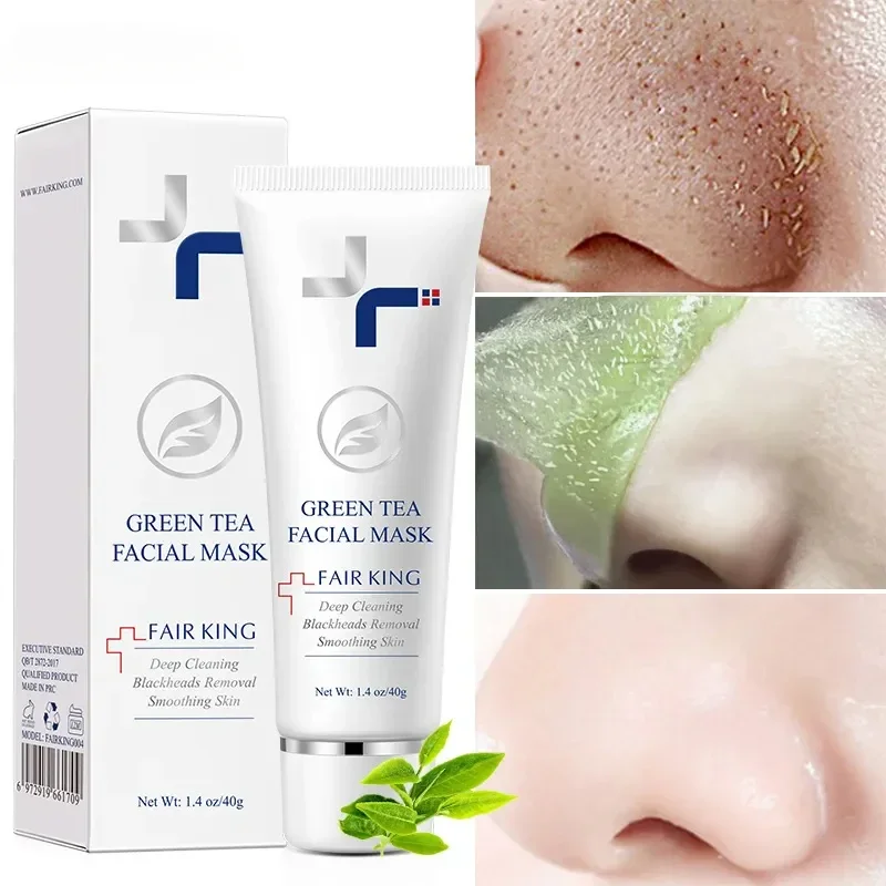 Green Tea Blackhead Nose Moisturizing Oil Control Mask Deep Pore Cleansing Dirt and Blackhead Removal Skin Care Smooth Skin 40g 
Green Tea Blackhead Nose Moisturizing Oil Control Mask Deep Pore Cleansing Dirt and Blackhead Removal Skin Care Smooth Skin 40g