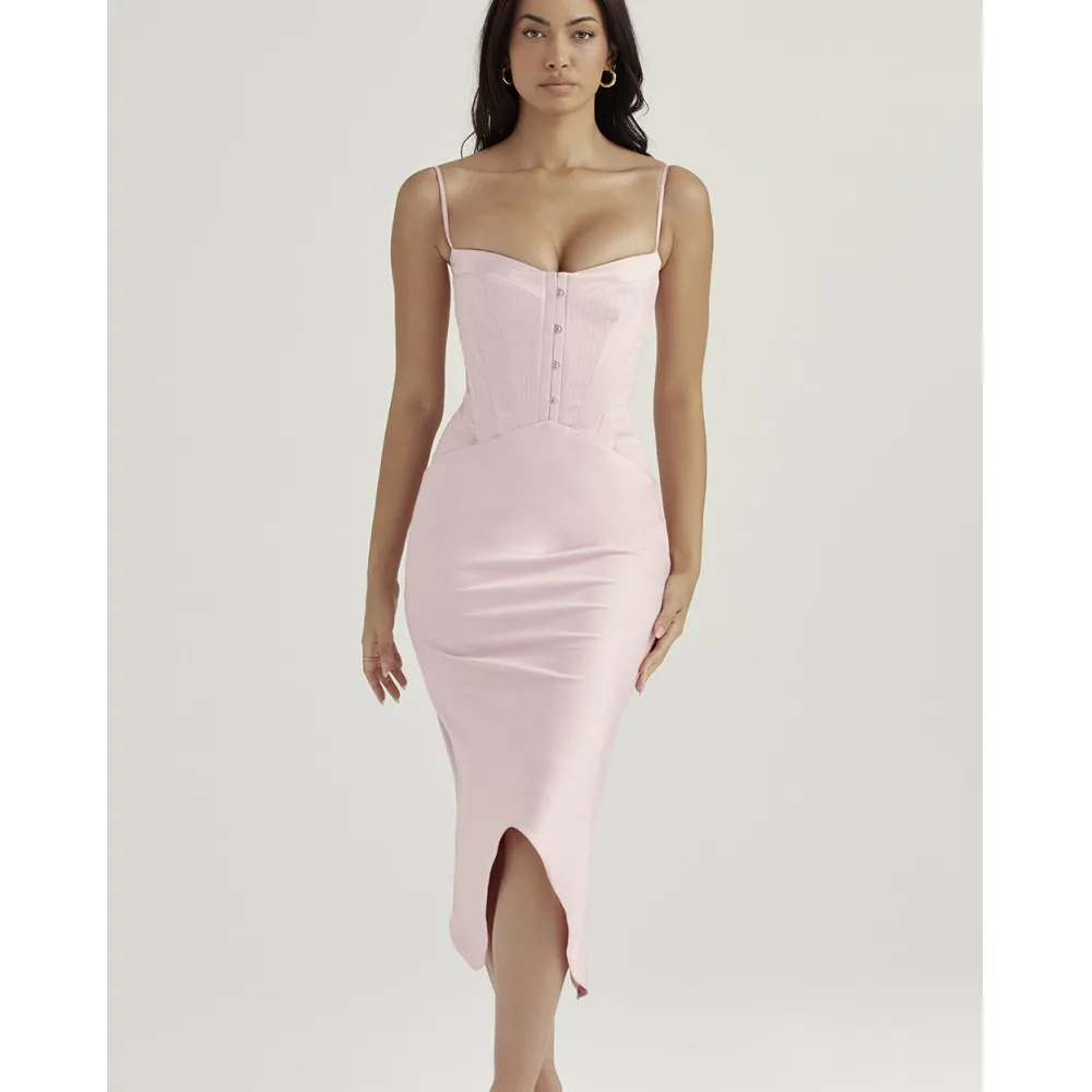 Women's Fashion V Suspender Long Dress Summer 2023 Elegant Fashion Sleeveless Slim Fit Satin Celebrity Runway Party Dress
Women's Fashion V Suspender Long Dress Summer 2023 Elegant Fashion Sleeveless Slim Fit Satin Celebrity Runway Party Dress
