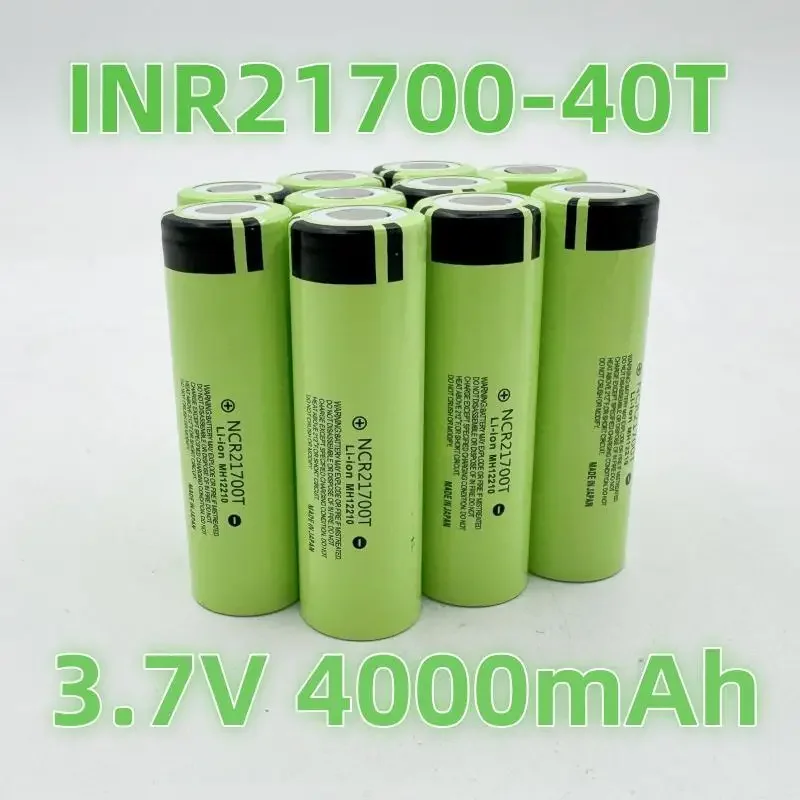 Free Shipping 100% NEW 21700 4000mah 30A 40T 3.7V High Discharge/capacity Li-ion Rechargeable Battery PK 40T
Free Shipping 100% NEW 21700 4000mah 30A 40T 3.7V High Discharge/capacity Li-ion Rechargeable Battery PK 40T