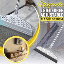 Upgrade 180° Adjustable Magic Broom TPR Wiper Mop Bathroom Floor Scraping Multiple Usages for Household Water Weep Broom 94cm
Upgrade 180° Adjustable Magic Broom TPR Wiper Mop Bathroom Floor Scraping Multiple Usages for Household Water Weep Broom 94cm