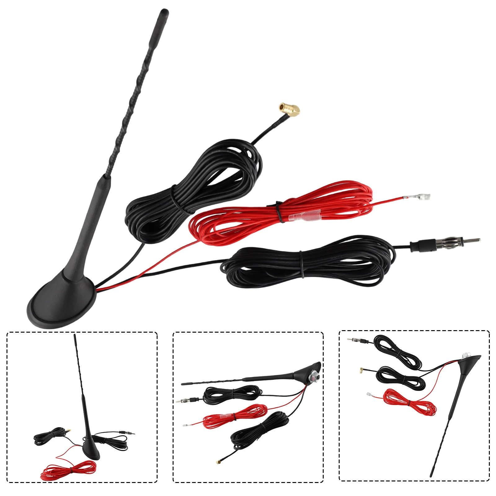 Universal Atenna Auto DAB & AM/FM Mount Radio SMB Signal 50 Ohm 7/10 DB MB/DIN Connection Mast 23cm 1pc Useful
Universal Atenna Auto DAB & AM/FM Mount Radio SMB Signal 50 Ohm 7/10 DB MB/DIN Connection Mast 23cm 1pc Useful
