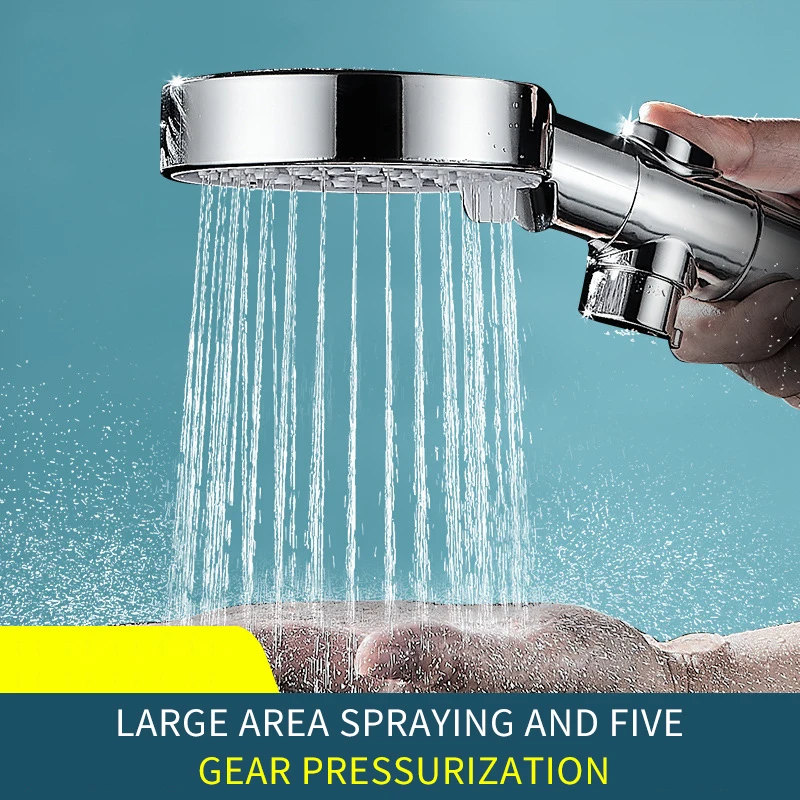 6 Modes Shower Head Adjustable High Pressure Water Saving Shower One-key Stop Water Massage Shower Head for Bathroom Accessories
6 Modes Shower Head Adjustable High Pressure Water Saving Shower One-key Stop Water Massage Shower Head for Bathroom Accessories
