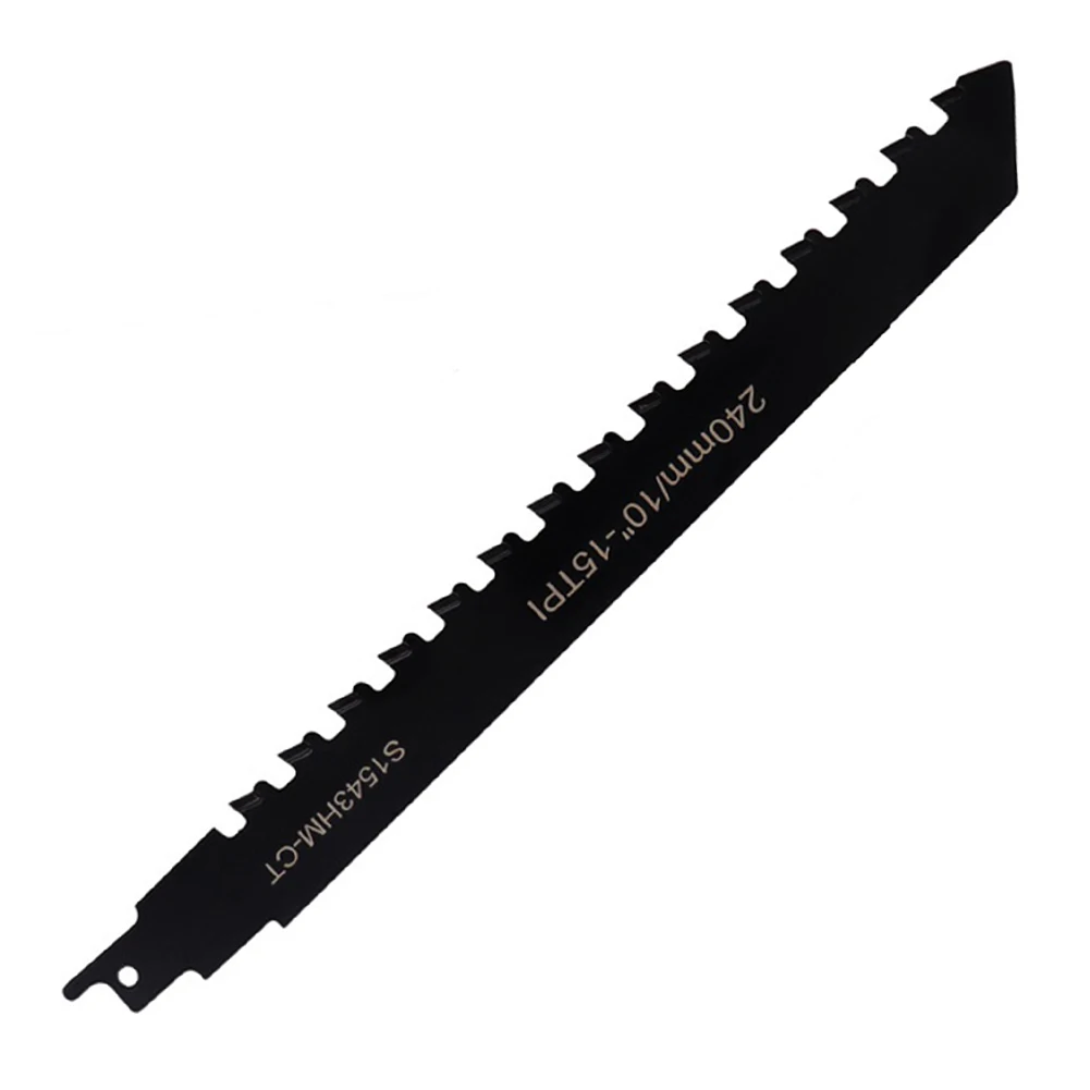 1pcs Reciprocating Saw Blade S1543 Alloy Steel For Cutting Brick Concrete Plasterboard Sand-lime Brick Power Tool Parts
1pcs Reciprocating Saw Blade S1543 Alloy Steel For Cutting Brick Concrete Plasterboard Sand-lime Brick Power Tool Parts