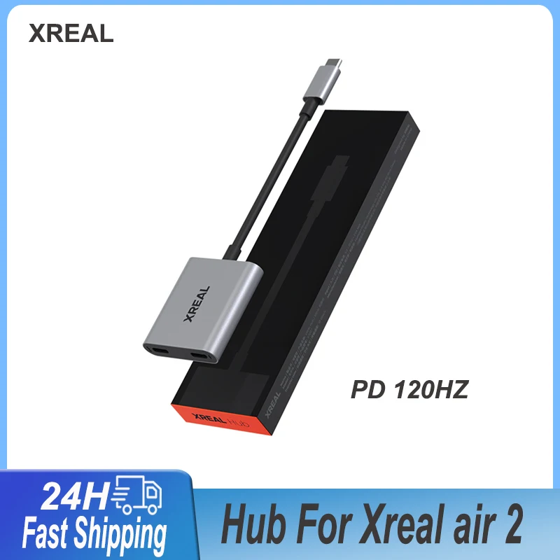 Адаптер для быстрой зарядки XREAL Hub 120 Гц, 2 в 1, USB-C PD, портативный видеоадаптер для XREAL AIR/AIR2 Glasses Switch PS4 PS5, конвертер
Адаптер для быстрой зарядки XREAL Hub 120 Гц, 2 в 1, USB-C PD, портативный видеоадаптер для XREAL AIR/AIR2 Glasses Switch PS4 PS5, конвертер
