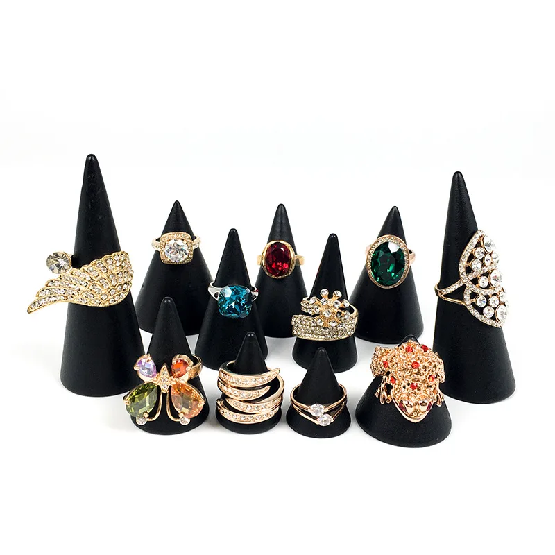 Wooden Cone Finger Trinket Stand Storage Solid Wood Ring Holder Display Rack Organizer Jewelry Display Rack New
Wooden Cone Finger Trinket Stand Storage Solid Wood Ring Holder Display Rack Organizer Jewelry Display Rack New