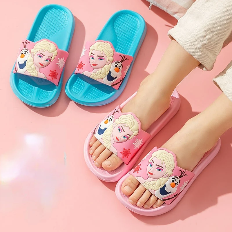 Disney Girls' Slippers Summer Anti slip Soft Sole Baby Home Girl Princess Elsa Bathroom Children's Sandal Slippers Size 17-24
Disney Girls' Slippers Summer Anti slip Soft Sole Baby Home Girl Princess Elsa Bathroom Children's Sandal Slippers Size 17-24
