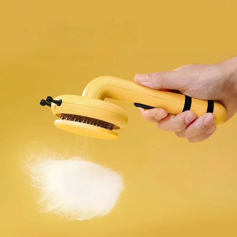 Cute Bee Shape Pet Grooming Comb Hair Removal Brush One Button Self Cleaning for Cats Dogs Massage Pet Supplies
Cute Bee Shape Pet Grooming Comb Hair Removal Brush One Button Self Cleaning for Cats Dogs Massage Pet Supplies