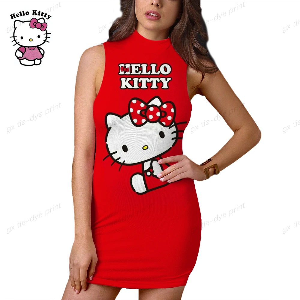 Fairyshely Sexy Tight Summer Sleeveless Sexy Club Dress 2023 Hello Kitty Print Bodycon Dresses Evening Women Slim Mini Dress
Fairyshely Sexy Tight Summer Sleeveless Sexy Club Dress 2023 Hello Kitty Print Bodycon Dresses Evening Women Slim Mini Dress