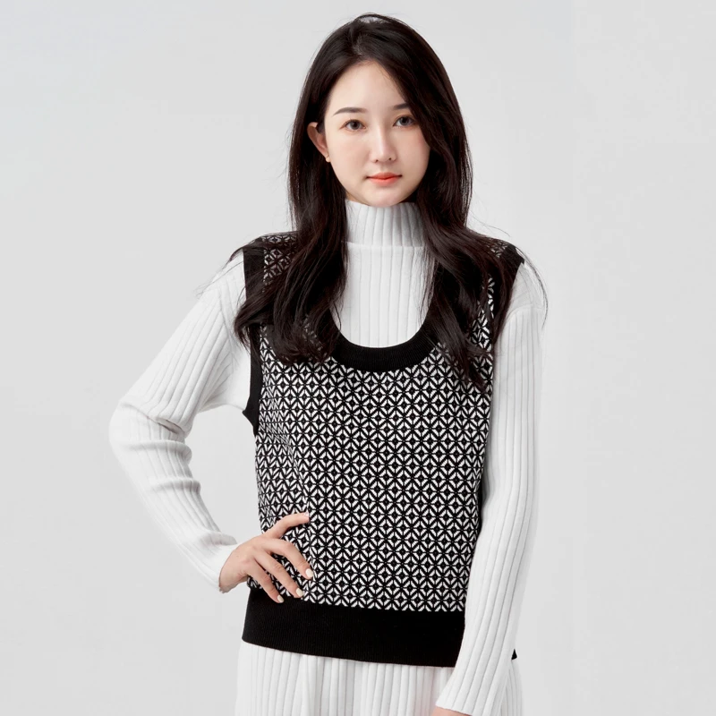 Clothing Sweaters Pullover Women Korean Style Female Vest Tops Cropped Sweater Blouse Women's Warm Padded Woman Sleeveless 
Clothing Sweaters Pullover Women Korean Style Female Vest Tops Cropped Sweater Blouse Women's Warm Padded Woman Sleeveless