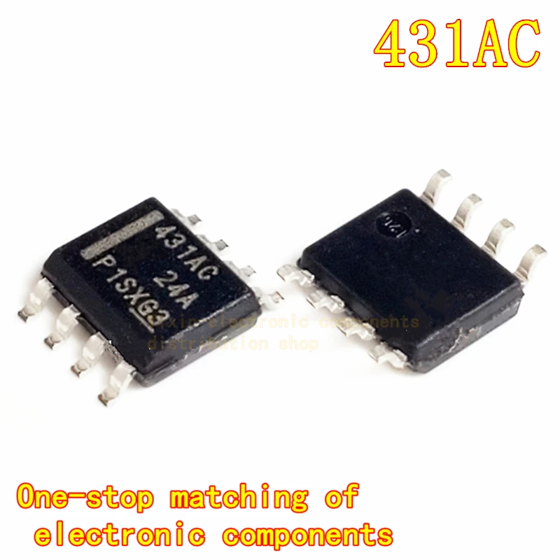 10PCS/Pack\ Chip TL431ACDR TL431ACDT TL431AC 431AC SOP -8 voltage reference, voltage regulator chip
10PCS/Pack\ Chip TL431ACDR TL431ACDT TL431AC 431AC SOP -8 voltage reference, voltage regulator chip