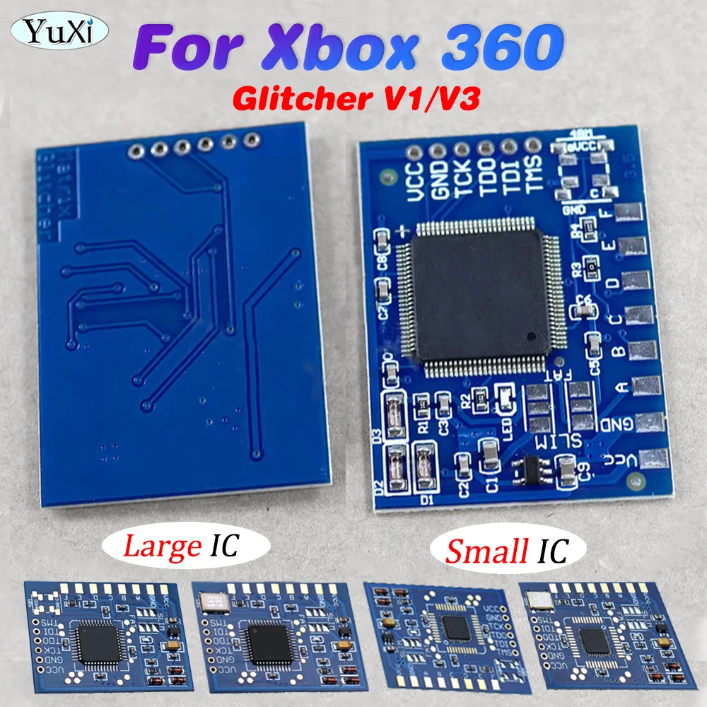 

1Pcs For Xbox 360 IC BGA Pulse Blue Board Chip Matrix Glitcher V1 V3 Corona Crystals Big Small IC Chips Game Console Repair Part