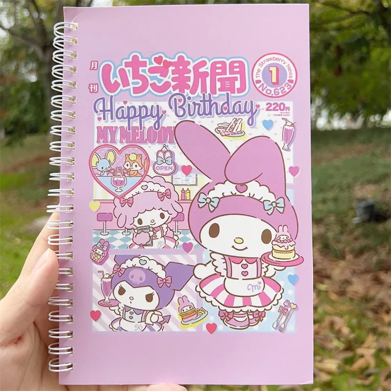 Sanrio тетрадь Kawaii Hello Kitty Cinnamoroll мультфильм девушка портативная катушка 60 страниц A5 тетрадь школьные принадлежности подарки для друзей
Sanrio тетрадь Kawaii Hello Kitty Cinnamoroll мультфильм девушка портативная катушка 60 страниц A5 тетрадь школьные принадлежности подарки для друзей