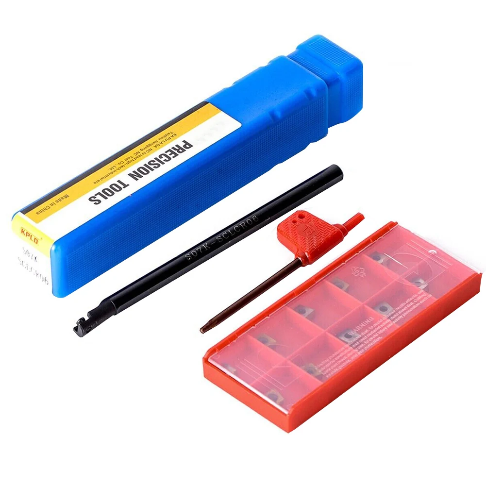T8 Wrench Tool Holder 10pcs Boring Bar CCMT060204 Carbide Insert Finishing For Semi-finishing Holder Tool Lathe
T8 Wrench Tool Holder 10pcs Boring Bar CCMT060204 Carbide Insert Finishing For Semi-finishing Holder Tool Lathe