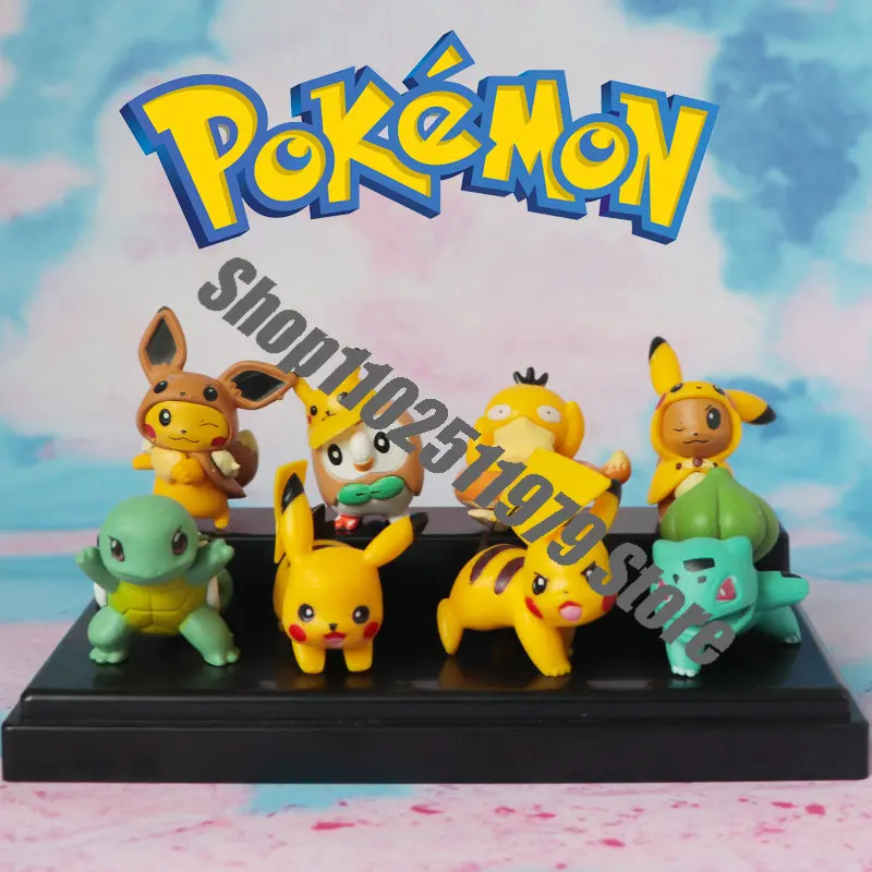 8pcs/set Pokemon Pikachu Figure Ornaments Decoration Jenny Turtle Anime Figure Birthday Cake Baking Decoration Birthday Gifts
8pcs/set Pokemon Pikachu Figure Ornaments Decoration Jenny Turtle Anime Figure Birthday Cake Baking Decoration Birthday Gifts