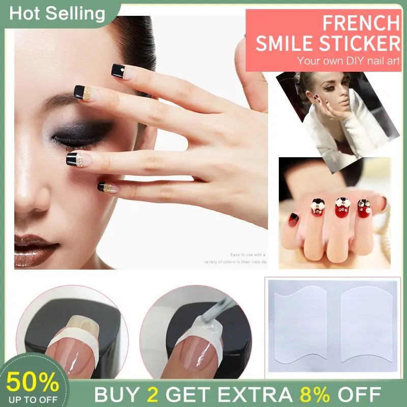 Nail Wraps Unique Smile Line Design Versatile Fashionable Nail Art Fashion Trendy Nail Art Rising Trend French Manicure Stylish
Nail Wraps Unique Smile Line Design Versatile Fashionable Nail Art Fashion Trendy Nail Art Rising Trend French Manicure Stylish
