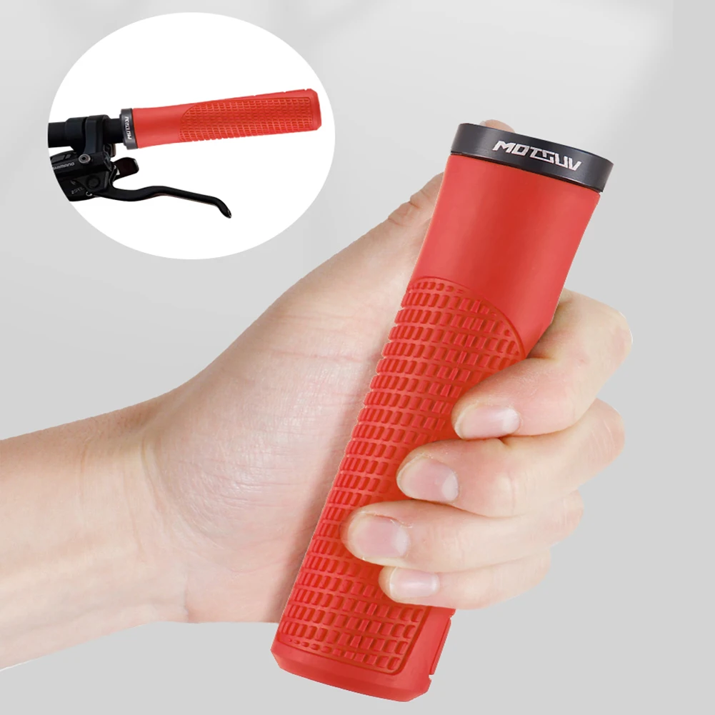 1Pair Mountain Bike Handlebar Grip Integreted Bicycle Grips with Lock Soft Rubber Bike Handlebar Grip Waterproof BikeAccessories
1Pair Mountain Bike Handlebar Grip Integreted Bicycle Grips with Lock Soft Rubber Bike Handlebar Grip Waterproof BikeAccessories