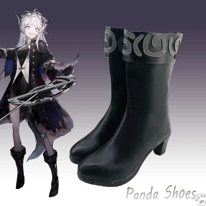 

Game Arknights Lappland Cosplay Shoes Anime Cos Comic Cosplay Costume Prop Shoes for Con Halloween Party