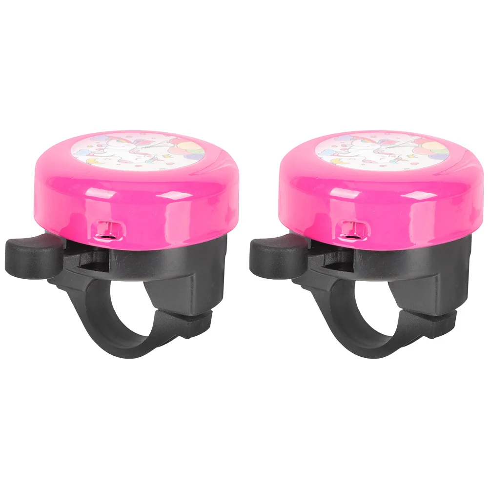 

2 Pcs Bicycle Bell Portable Bike Bells Ringer Bicycles Major Plastic Kids Outdoor Child Soccer Accessories