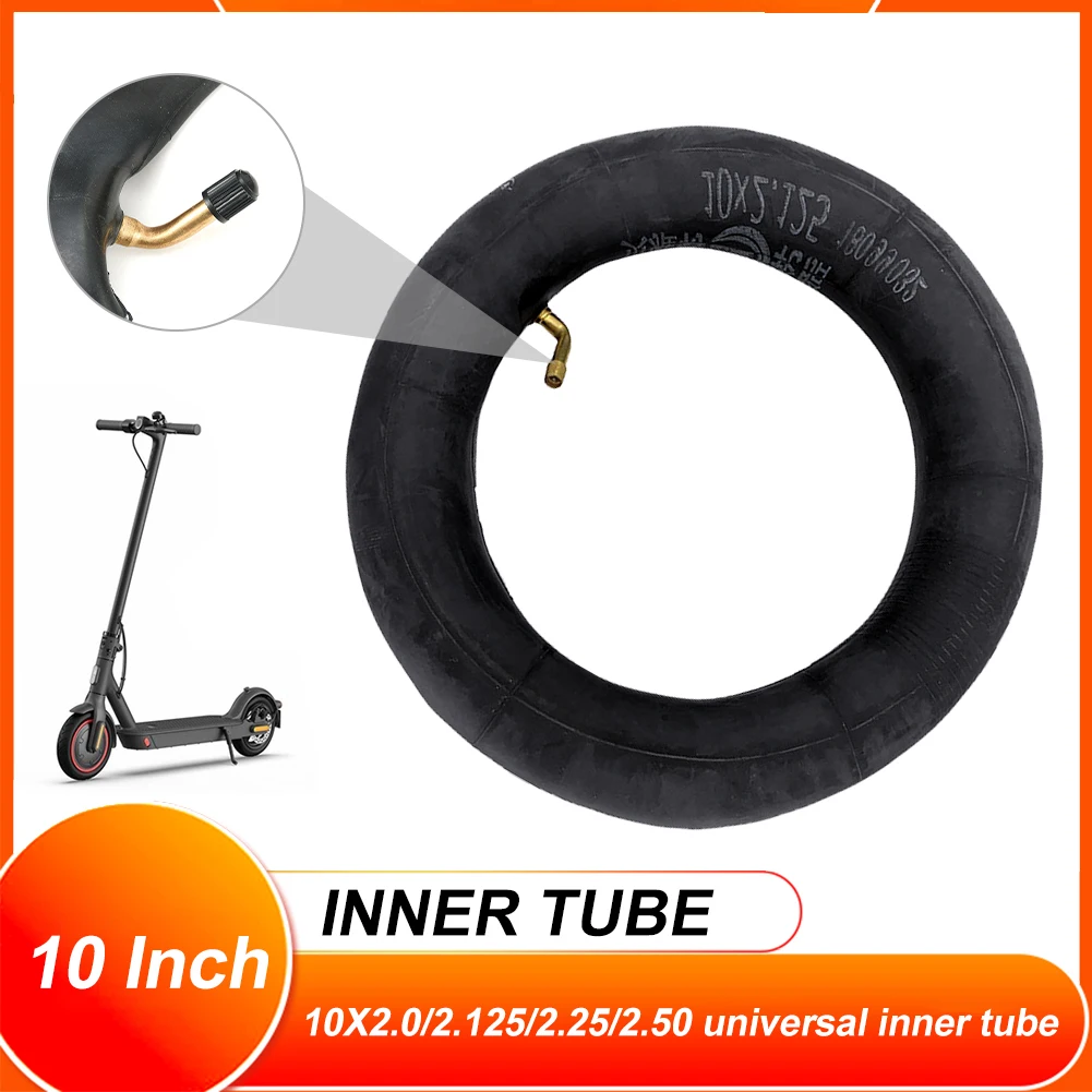 10 Inch Electric Scooter Inner Tube 10X2/2.125/2.50 With Bent Valve for Electric Gas Scooter & Electric Scooter Or Tricycle Bike
10 Inch Electric Scooter Inner Tube 10X2/2.125/2.50 With Bent Valve for Electric Gas Scooter & Electric Scooter Or Tricycle Bike