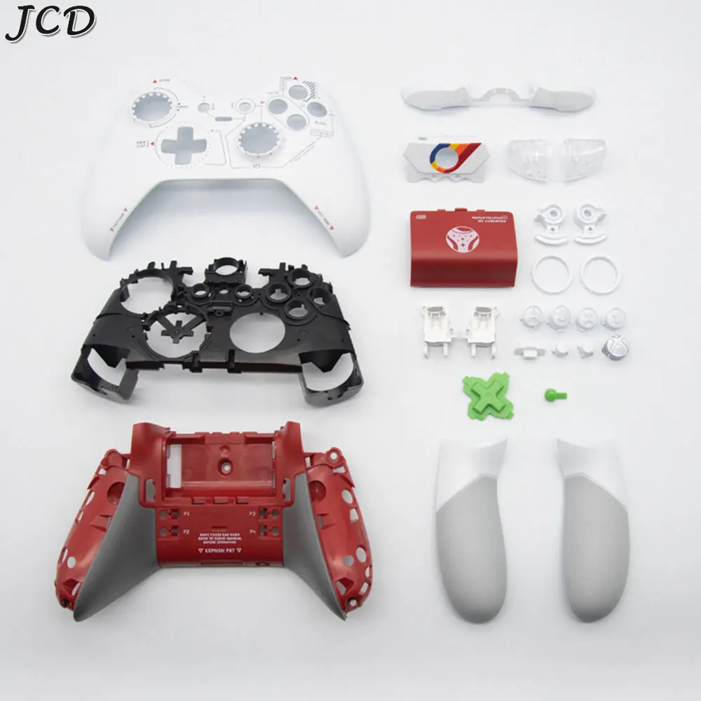 

JCD For XBox One Elite Series 1 Controller Star Front Back Housing Shell Case LT RT LB RB Trigger Button Cover Repair Part