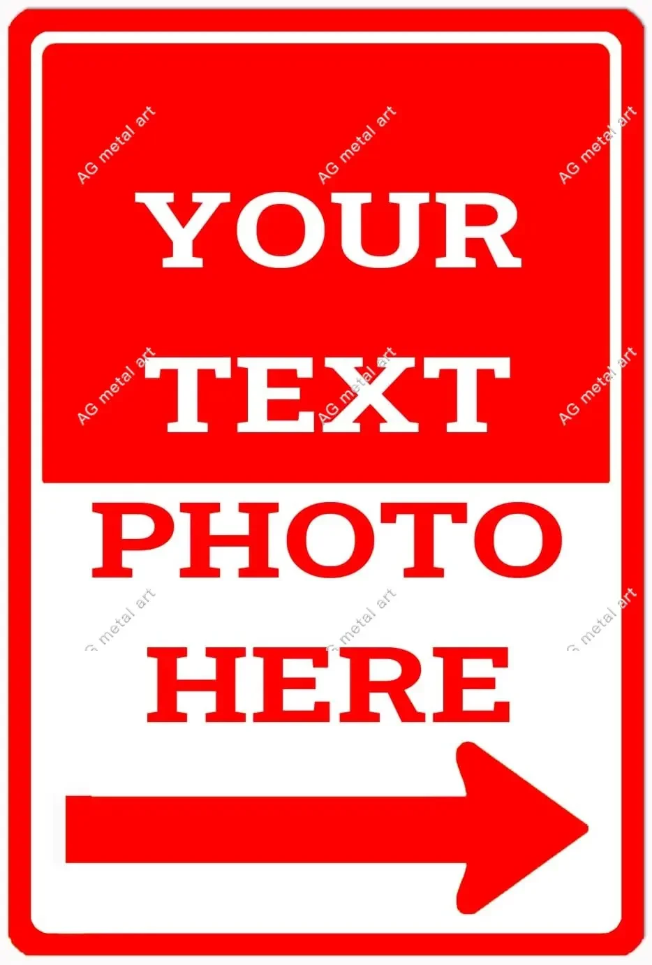 Customizable Metal Sign Right Arrow Icon Direction Multiple Sizes Sign Personalized Text Photo Road Street Signs Waterproof
Customizable Metal Sign Right Arrow Icon Direction Multiple Sizes Sign Personalized Text Photo Road Street Signs Waterproof
