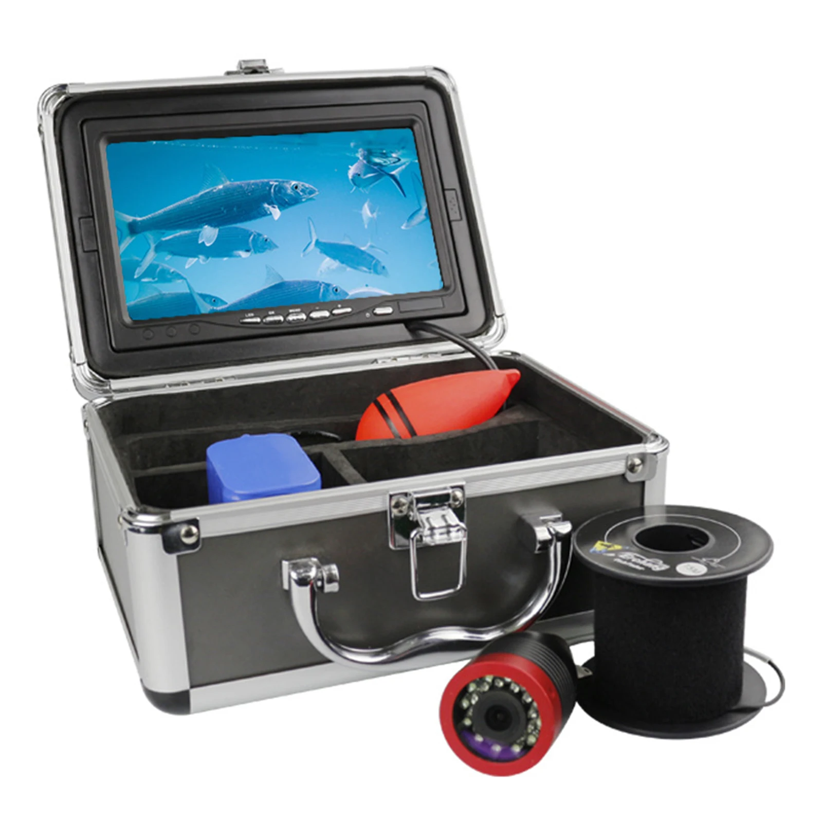 Underwater Fishing Camera Portable Fish Finder with 7 Inch LCD Monitor & High-definition Camera for Boat Kayak Lake Sea Fishing
Underwater Fishing Camera Portable Fish Finder with 7 Inch LCD Monitor & High-definition Camera for Boat Kayak Lake Sea Fishing