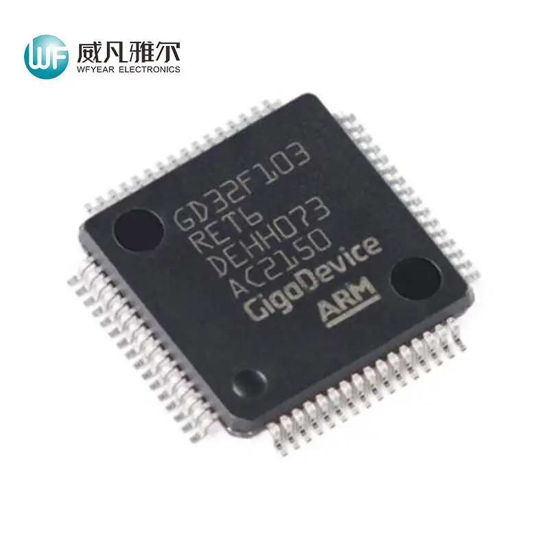 100% Original GD32F103RET6 C8T6 VCT6 CBT6 RGT6 RCT6 VGT6 GD32F103VET6 MCU ARM CORTEX M3 MCU LQFP64 Electronics Chipset 
100% Original GD32F103RET6 C8T6 VCT6 CBT6 RGT6 RCT6 VGT6 GD32F103VET6 MCU ARM CORTEX M3 MCU LQFP64 Electronics Chipset