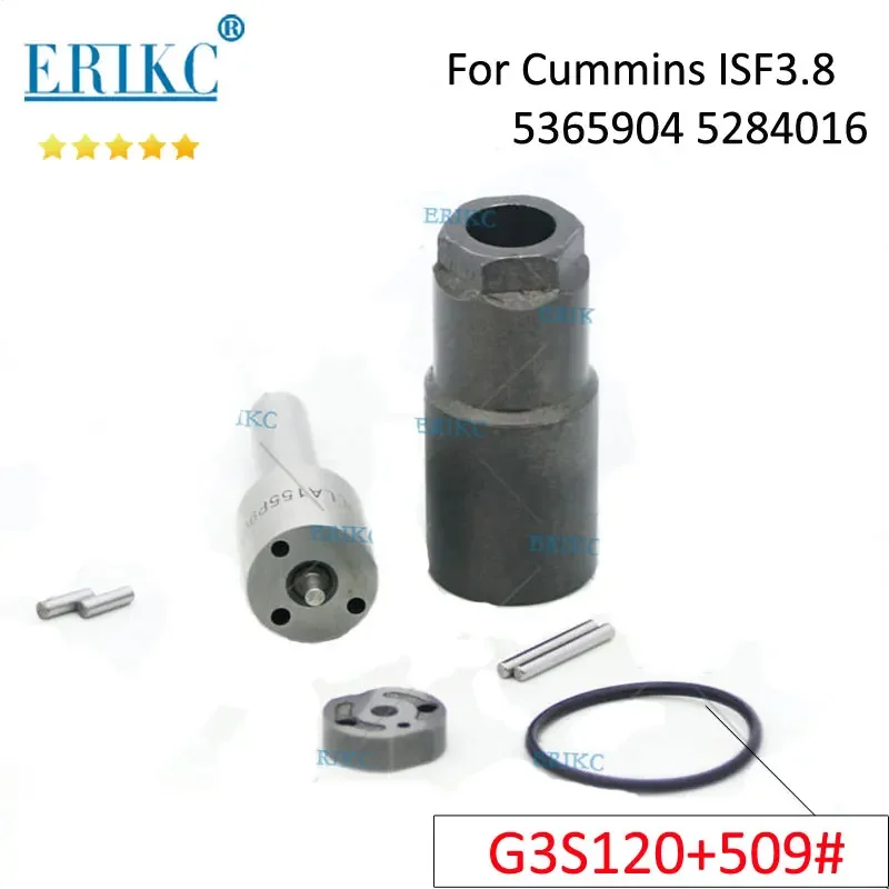 G3S120 293400-1200 Diesel Fuel Injector Repair Kit Nozzle Tip 509# Sprayer Valve Plate for DENSO Cummins ISF3.8 5365904 5284016
G3S120 293400-1200 Diesel Fuel Injector Repair Kit Nozzle Tip 509# Sprayer Valve Plate for DENSO Cummins ISF3.8 5365904 5284016