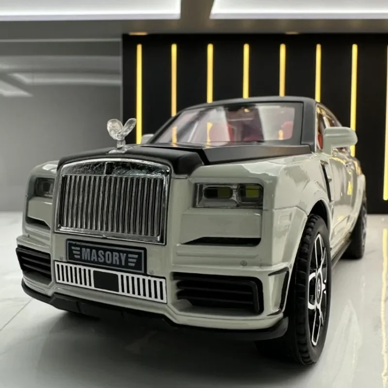 

1:22 & 1:24 Rolls Royce Cullinan Alloy Car Model Collective Simulation Off Road Vehicles Model With Sound Light Kids Boys Gift