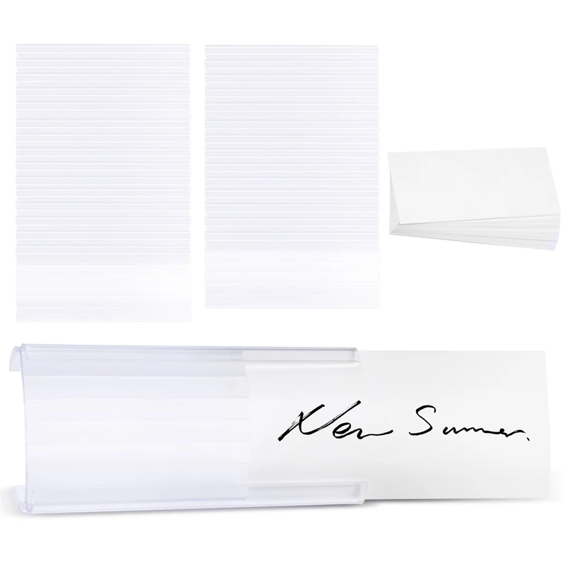 Wire Shelf Label Holders, 30 Pack Plastic Wire Shelf Label Clips With Label Paper Removable Wire Rack Label Holder
Wire Shelf Label Holders, 30 Pack Plastic Wire Shelf Label Clips With Label Paper Removable Wire Rack Label Holder