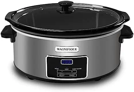 8-Quart Casserole Slow Cooker with Timer and Digital Programmable - Small Kitchen Appliance for Family Dinners - Serves 6+ Peopl
8-Quart Casserole Slow Cooker with Timer and Digital Programmable - Small Kitchen Appliance for Family Dinners - Serves 6+ Peopl