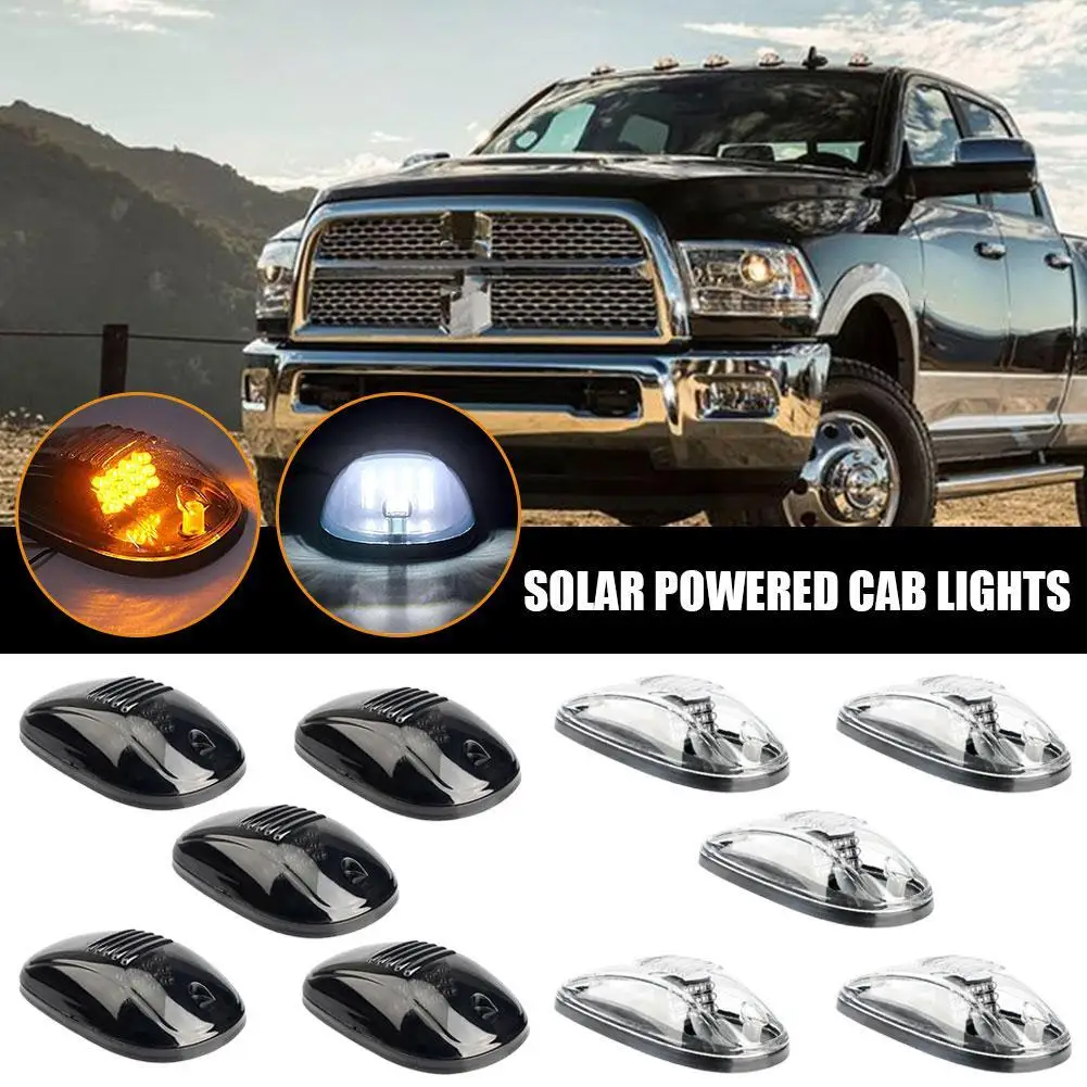 

Cab Lights For Truck Powered Cab Lights Ram 2500 No Drilling Or Additional Wiring Needed Solar Panel With Backup