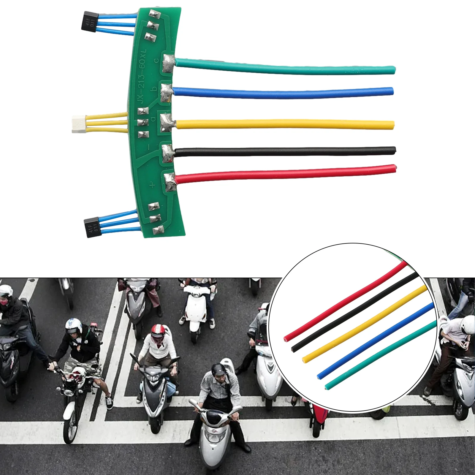 Electric Bike Ebike Hall Sensor PCB Board 120° 41F PCB Board Motor Hall For 2wheel Differential Motor Ebike Motors With Wire
Electric Bike Ebike Hall Sensor PCB Board 120° 41F PCB Board Motor Hall For 2wheel Differential Motor Ebike Motors With Wire