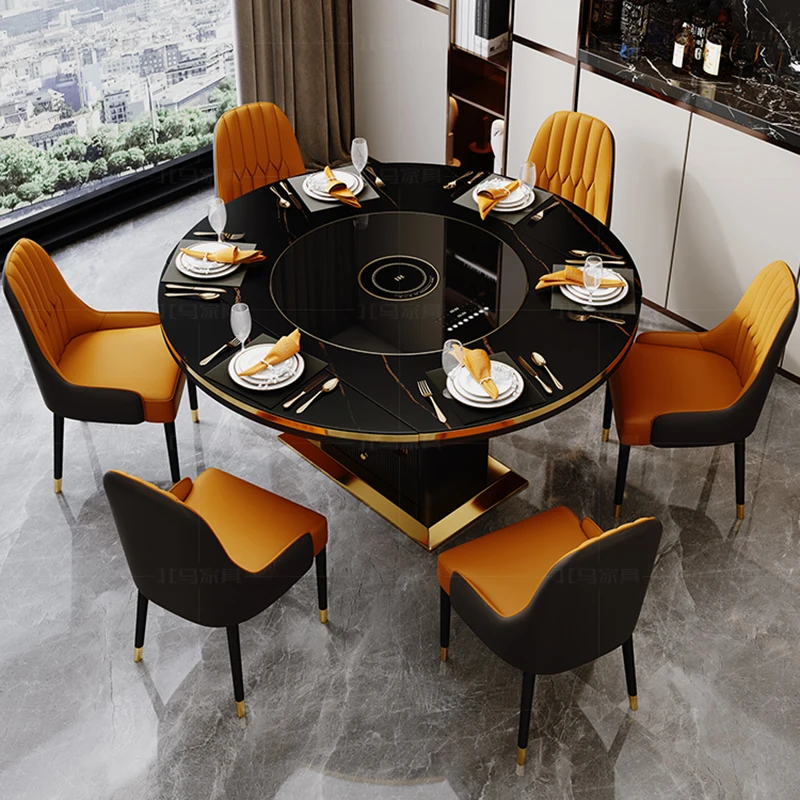 Center Round Dining Tables Kitchen Marble Luxury Dinning Table Modern Smart Multifunctional Mesa Comedor Home Furniture WSW40XP
Center Round Dining Tables Kitchen Marble Luxury Dinning Table Modern Smart Multifunctional Mesa Comedor Home Furniture WSW40XP