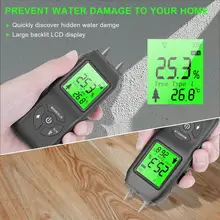 New Wood Moisture Meter Digital Wood Humidity Tester with LCD Display Hygrometer Timber Damp Detector Battery Powered
New Wood Moisture Meter Digital Wood Humidity Tester with LCD Display Hygrometer Timber Damp Detector Battery Powered