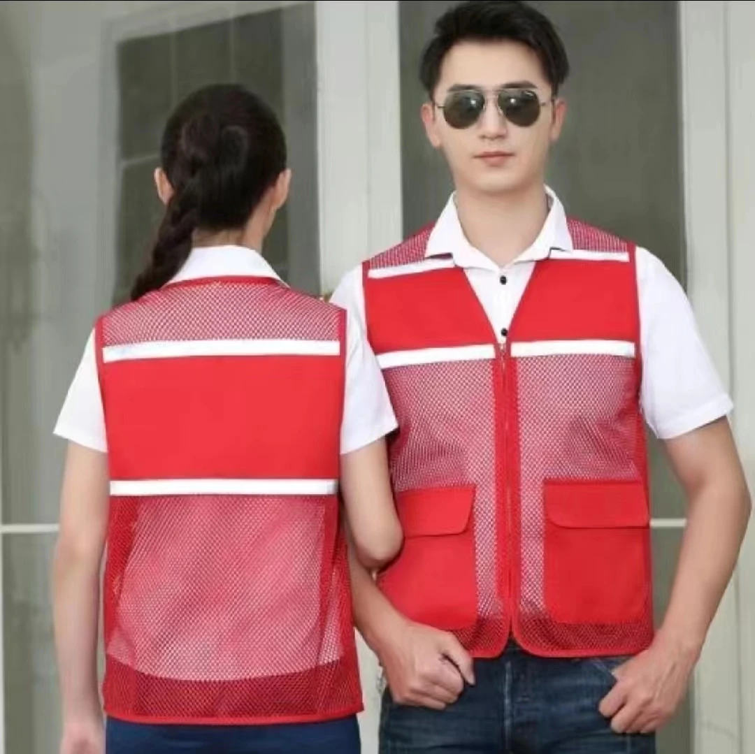 Safety reflective vest for men and women, breathable mesh multi pocket work clothesSafety reflective vest for men and women, bre
Safety reflective vest for men and women, breathable mesh multi pocket work clothesSafety reflective vest for men and women, bre