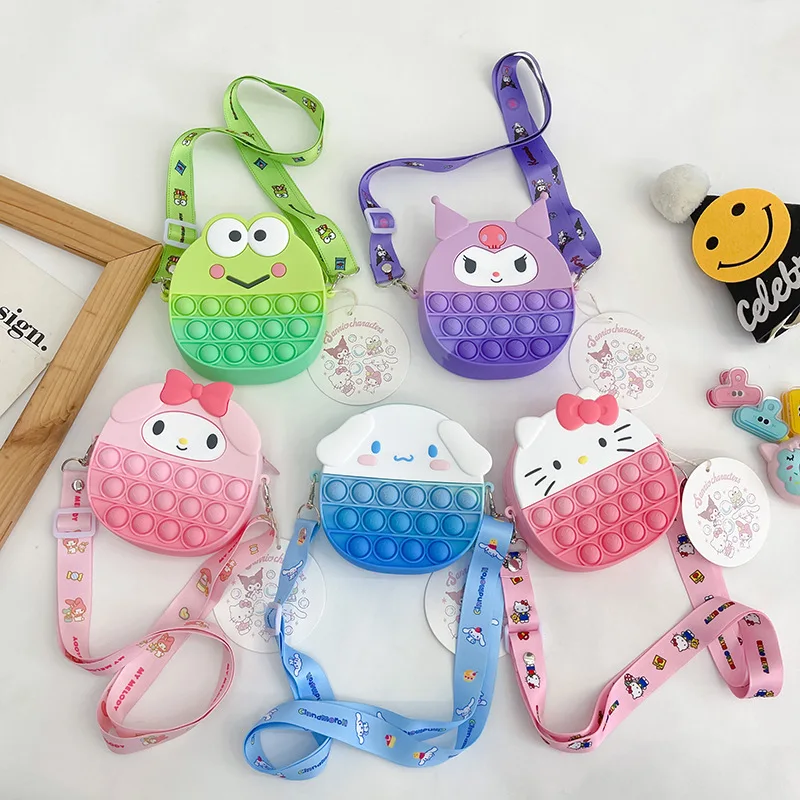 Sanrio Hello Kitty Wallet Keychains Cinnamoroll My Melody Silica Handbag Kuromi Pocketbook Pompom Purin Crossbody Bag
Sanrio Hello Kitty Wallet Keychains Cinnamoroll My Melody Silica Handbag Kuromi Pocketbook Pompom Purin Crossbody Bag