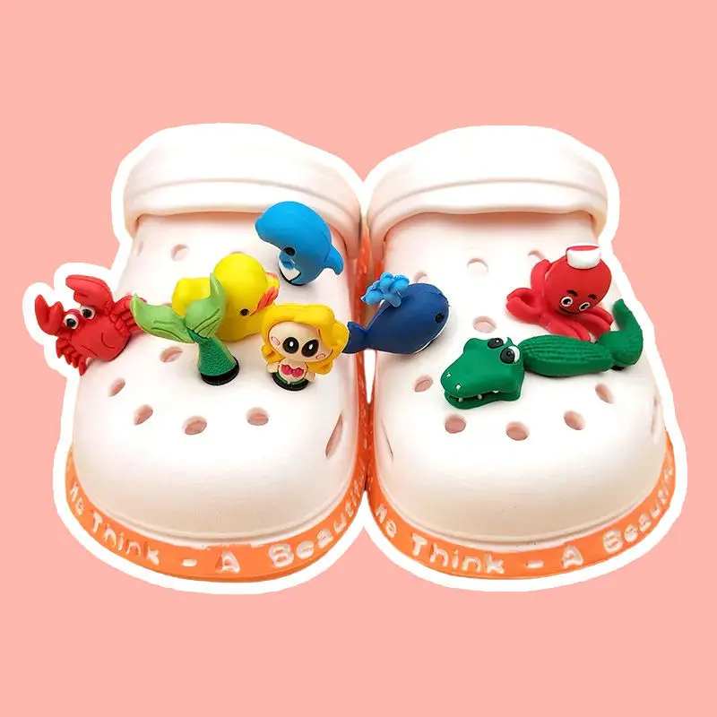Прекрасные Подвески для Crocs DIY Croc Jeans, трехмерные аксессуары, лидер продаж, украшение для сабо, сандалий
Прекрасные Подвески для Crocs DIY Croc Jeans, трехмерные аксессуары, лидер продаж, украшение для сабо, сандалий