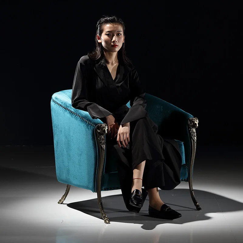 American Light Luxury Single Chair Postmodern Living Room Bedroom Single Sofa Chair KTV Hotel Club Leisure Chair Negotiation
American Light Luxury Single Chair Postmodern Living Room Bedroom Single Sofa Chair KTV Hotel Club Leisure Chair Negotiation