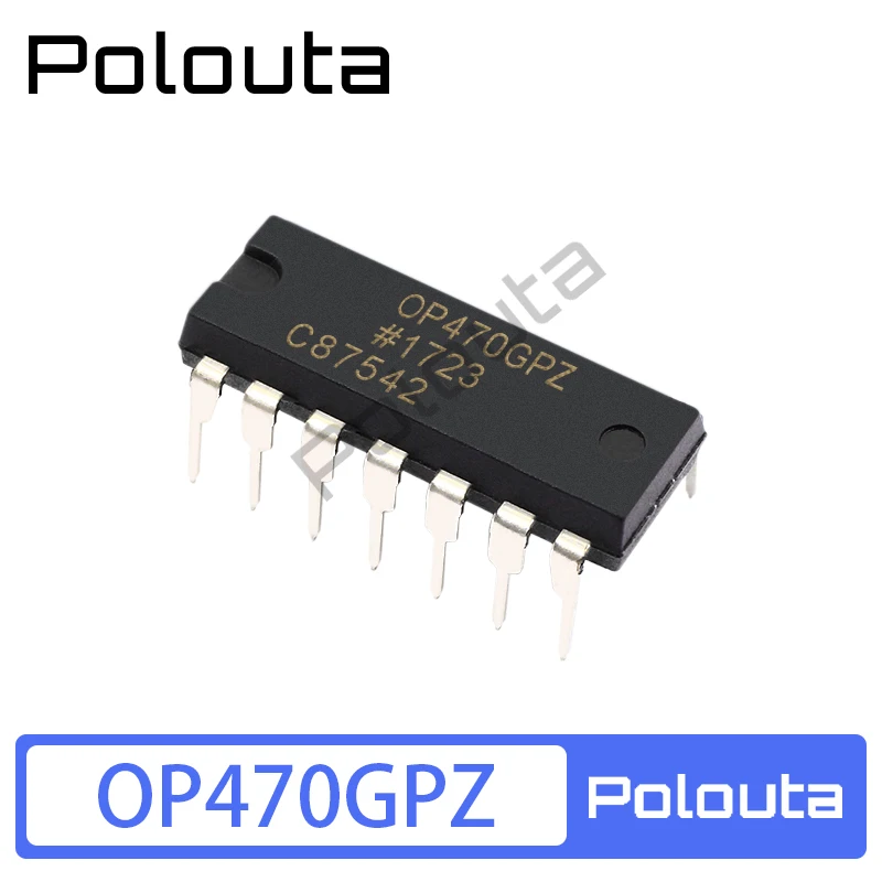 Микросхема прецизионного операционного усилителя Polouta OP470GPZ OP470GP OP470G DIP-14
Микросхема прецизионного операционного усилителя Polouta OP470GPZ OP470GP OP470G DIP-14