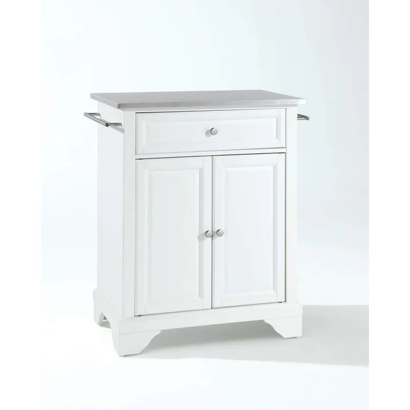Crosley Furniture Lafayette Cuisine Kitchen Island with Stainless Steel Top - White
Crosley Furniture Lafayette Cuisine Kitchen Island with Stainless Steel Top - White