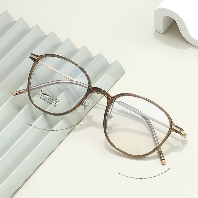 BCLEAR-Monture de lunettes optiques pour femmes, lunettes en titane TR90, temple ultra-léger, belles couleurs, lunettes de mode, nouveauté, 2024 2