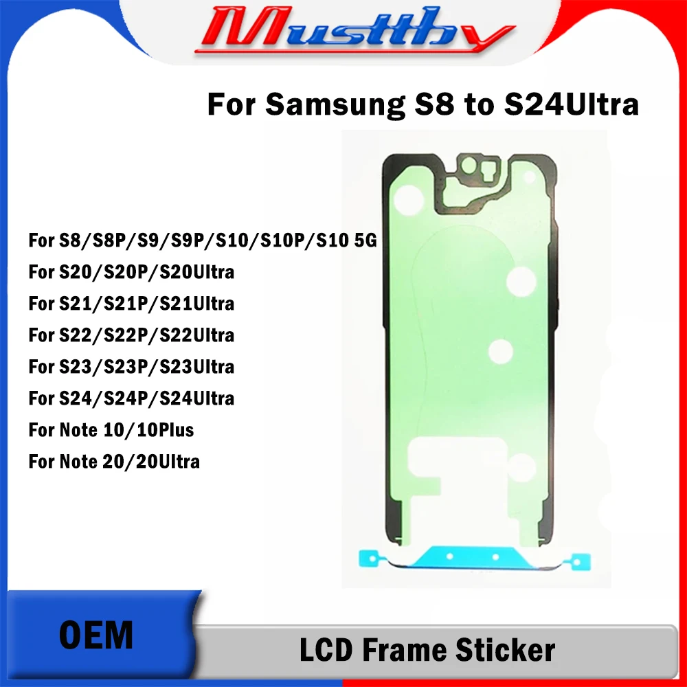 Musttby 20pc LCD Frame Glue For Samsung Galaxy S24 S20 S21 Plus Note20 S22 S23 Ultra Note10 Front Bezel Adhesive Sticker Tape
Musttby 20pc LCD Frame Glue For Samsung Galaxy S24 S20 S21 Plus Note20 S22 S23 Ultra Note10 Front Bezel Adhesive Sticker Tape