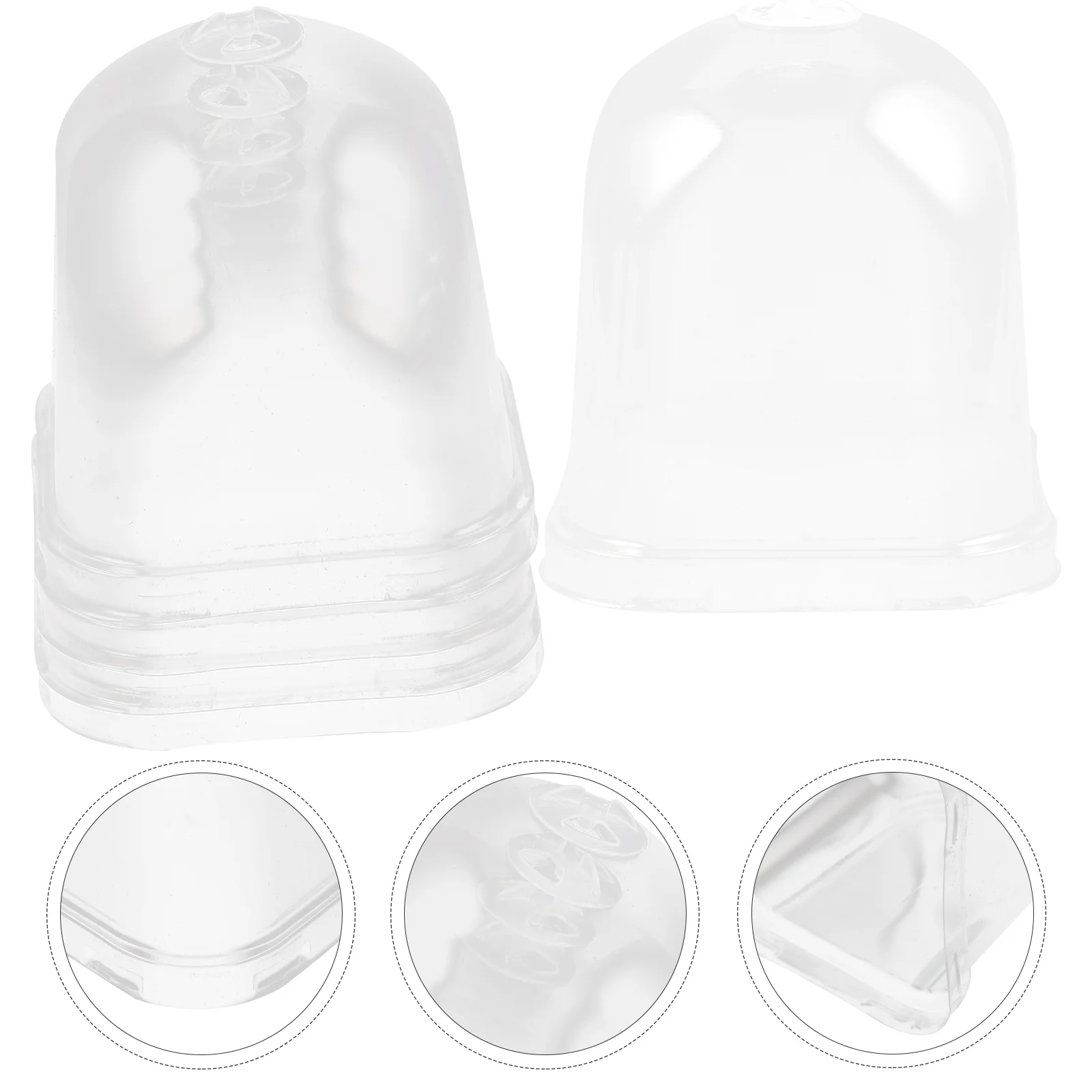 5 Pcs Plant Cover Dome Pot High Waist Plastic Humidity Protect Protective Planter
5 Pcs Plant Cover Dome Pot High Waist Plastic Humidity Protect Protective Planter
