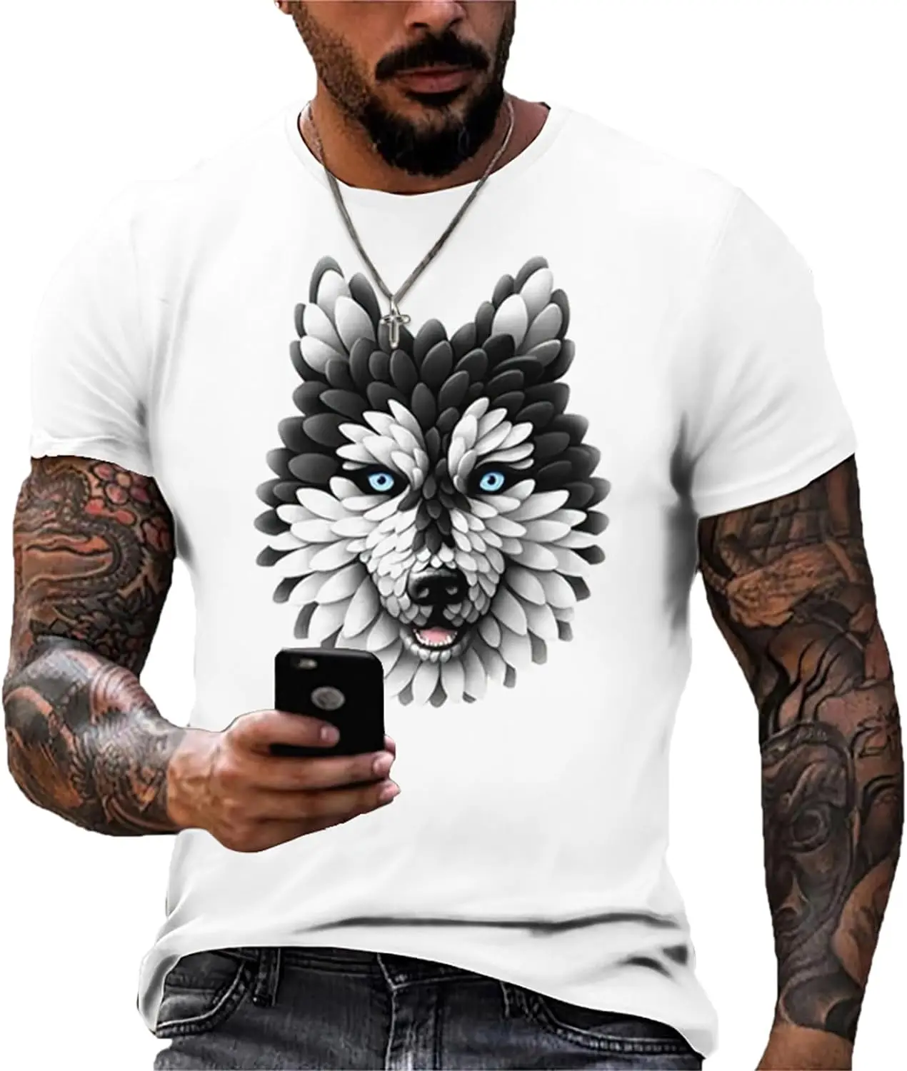 

Men t-shirts 3D Tiger Print Slim Pullover Tee Summer Fashion Animal Eagle Crew Neck Short Sleeve T Shirts Fitness mens clothing