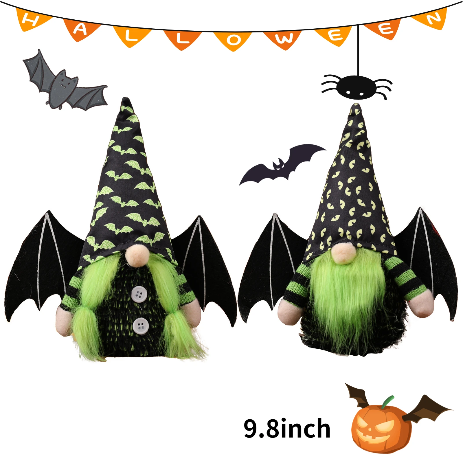 Halloween Gnomes Faceless Dwarf Handmade Plush Dolls Nisse Scandinavian Gnomes Ornaments Suitable Halloween Festival Cute Decor
Halloween Gnomes Faceless Dwarf Handmade Plush Dolls Nisse Scandinavian Gnomes Ornaments Suitable Halloween Festival Cute Decor